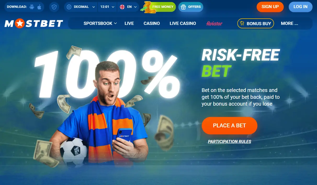 Mostbet betting without risk