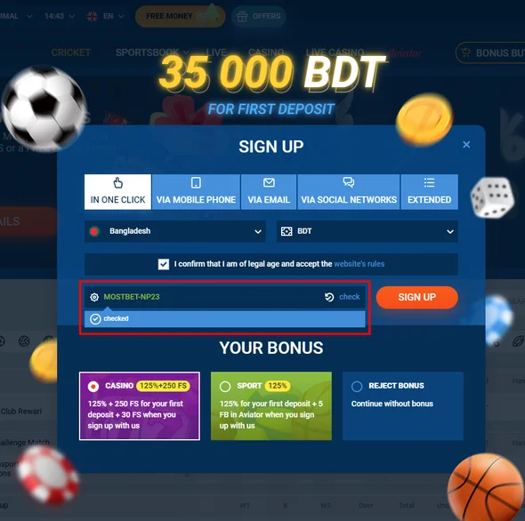 How to Register with Mostbet BD